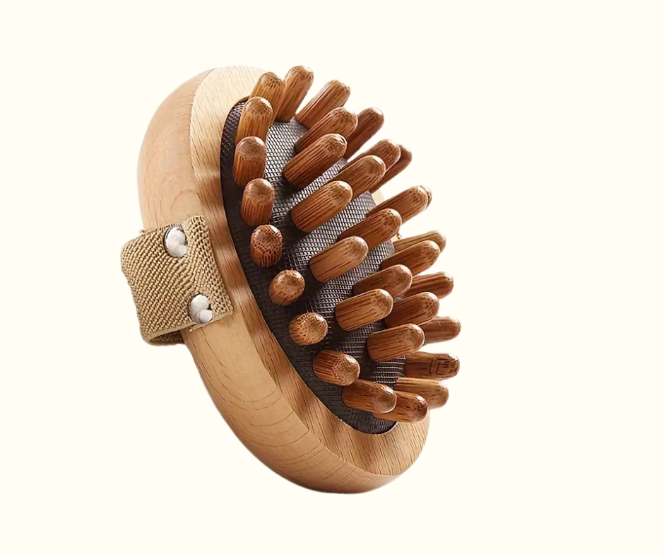 Wooden Meridian Massage Brush